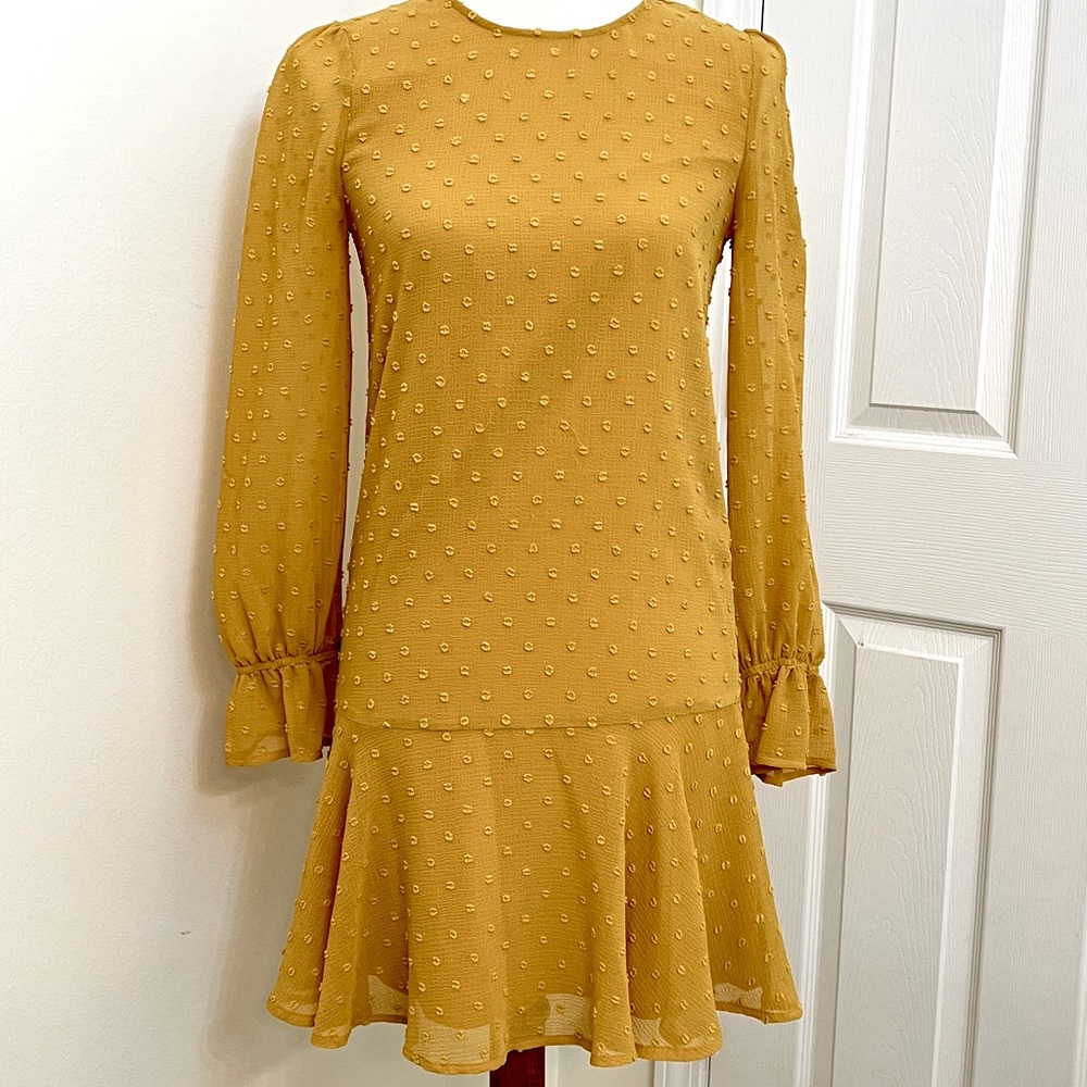 Gianni Bini Swiss Dot Sheath Dress, XS - Picture 4 of 9